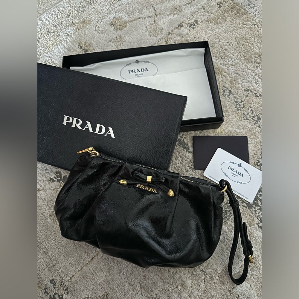 Authentic Prada Pouch Bag
